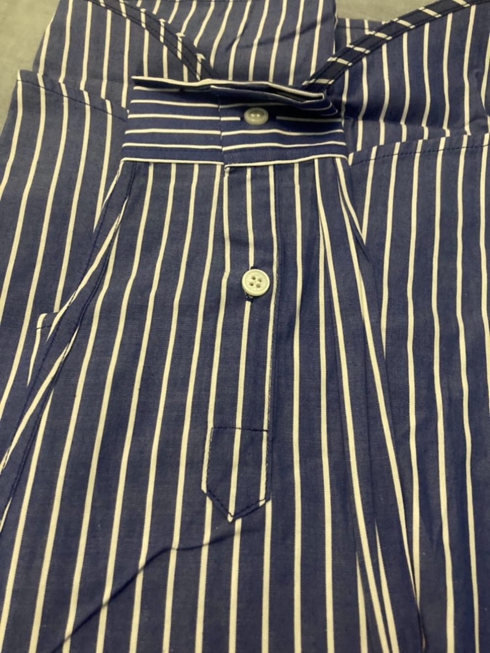 Toteme Striped Blue Button-Up women’s Shirt - Picture 15 of 15